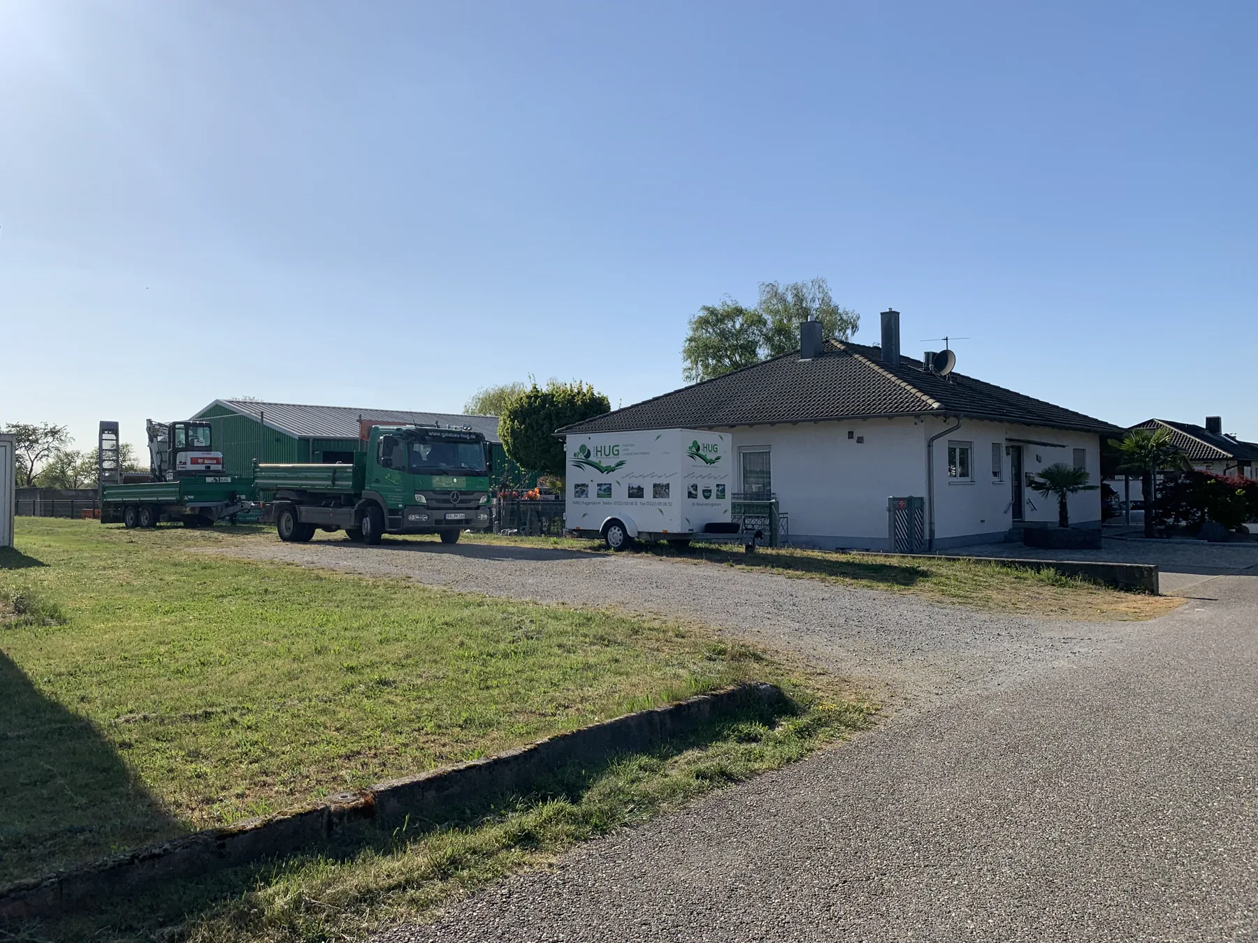 Fuhrpark und Betrieb von Peter Hug in Muggensturm
